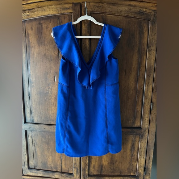 Sézane | Martie Dress in Blue | US4 French 36 - Picture 5 of 6